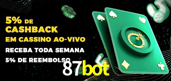 Promoções do cassino ao Vivo 87bot